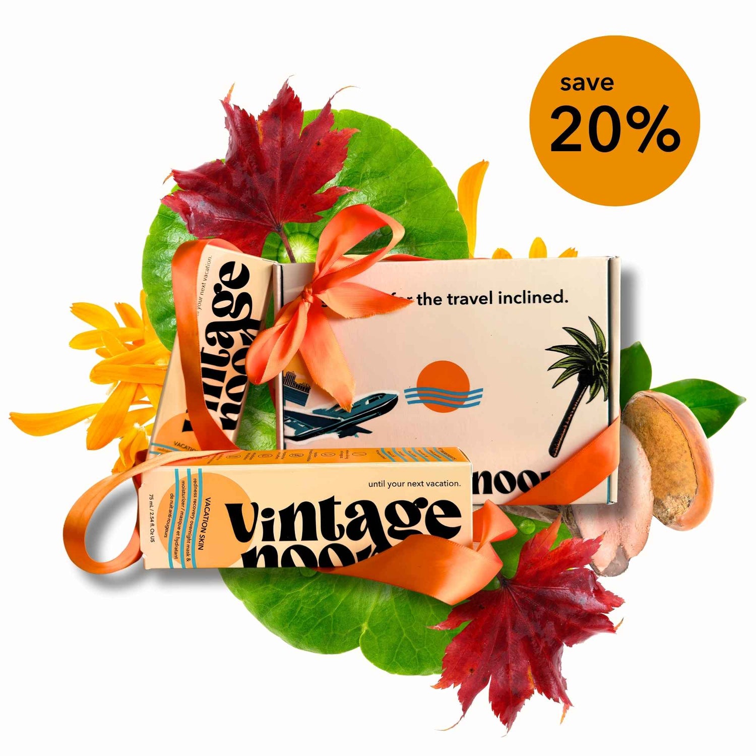 Holiday skincare gift set for sensitive skin – two 75 ml tubes