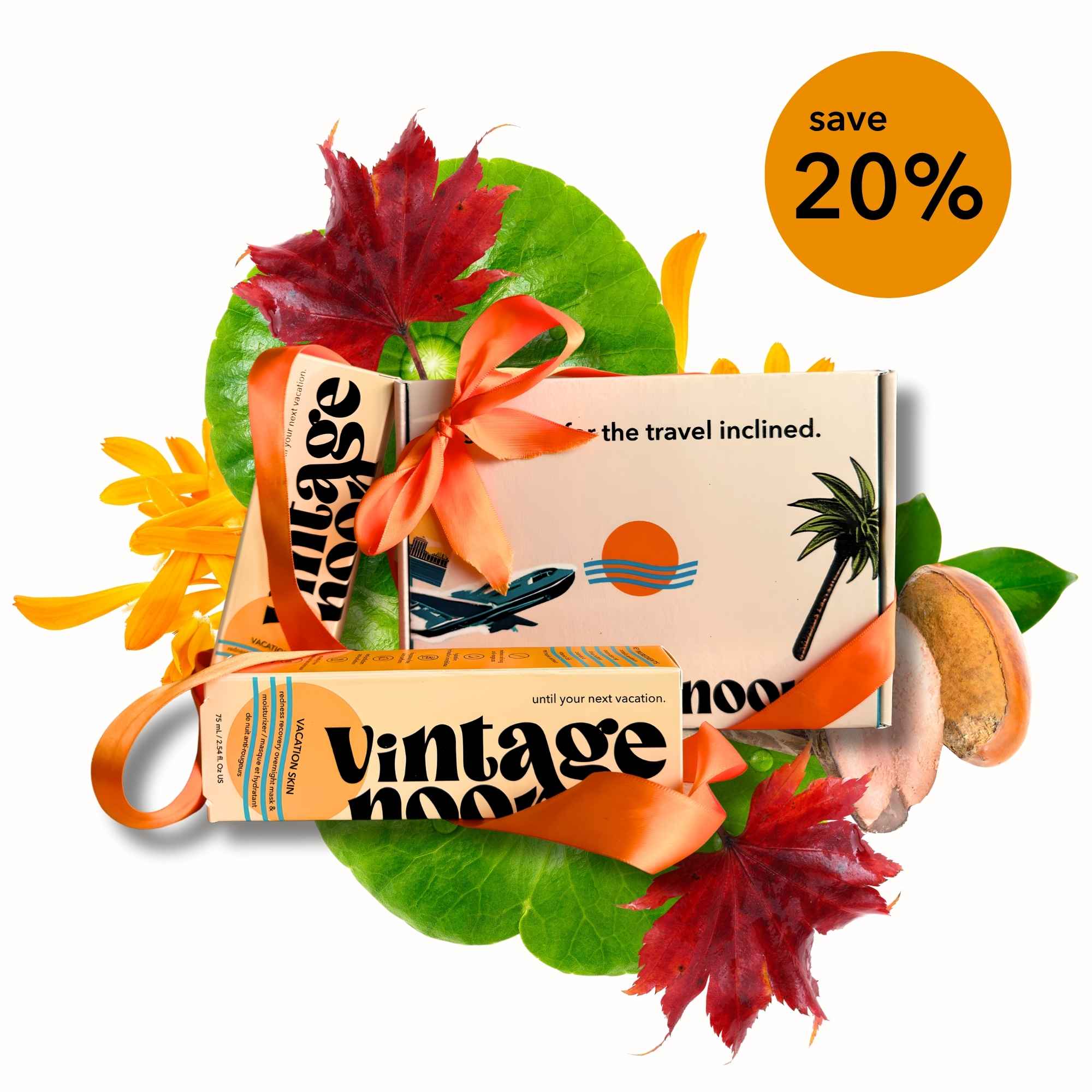 Holiday skincare gift set for sensitive skin – two 75 ml tubes