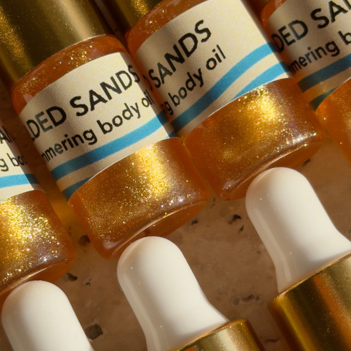 Gilded Sands Barrier-Enhancing Shimmering Body oil Sample - 3mL